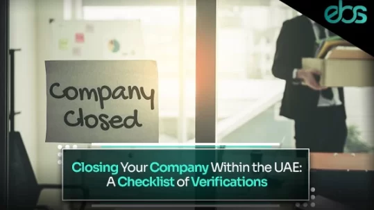 Company closure checklist UAE